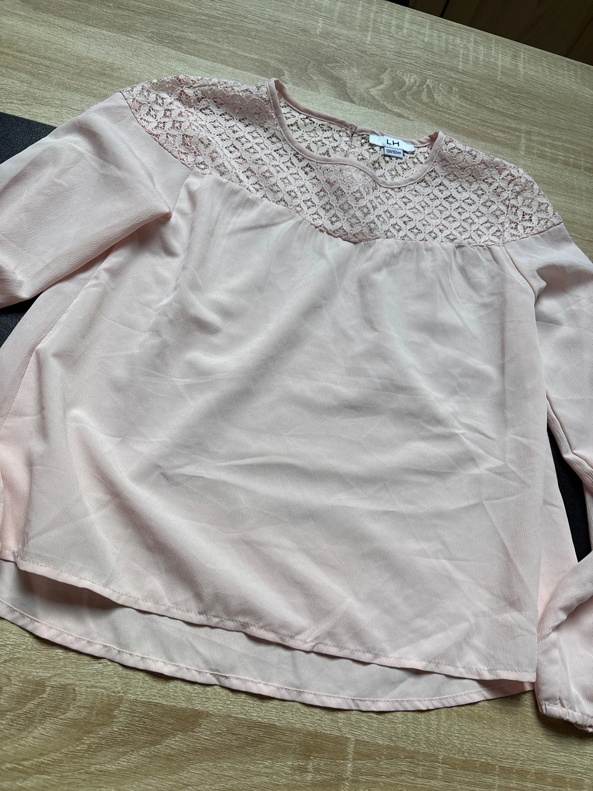 Blusa chemisier 12 anos detalhe renda – photo 2